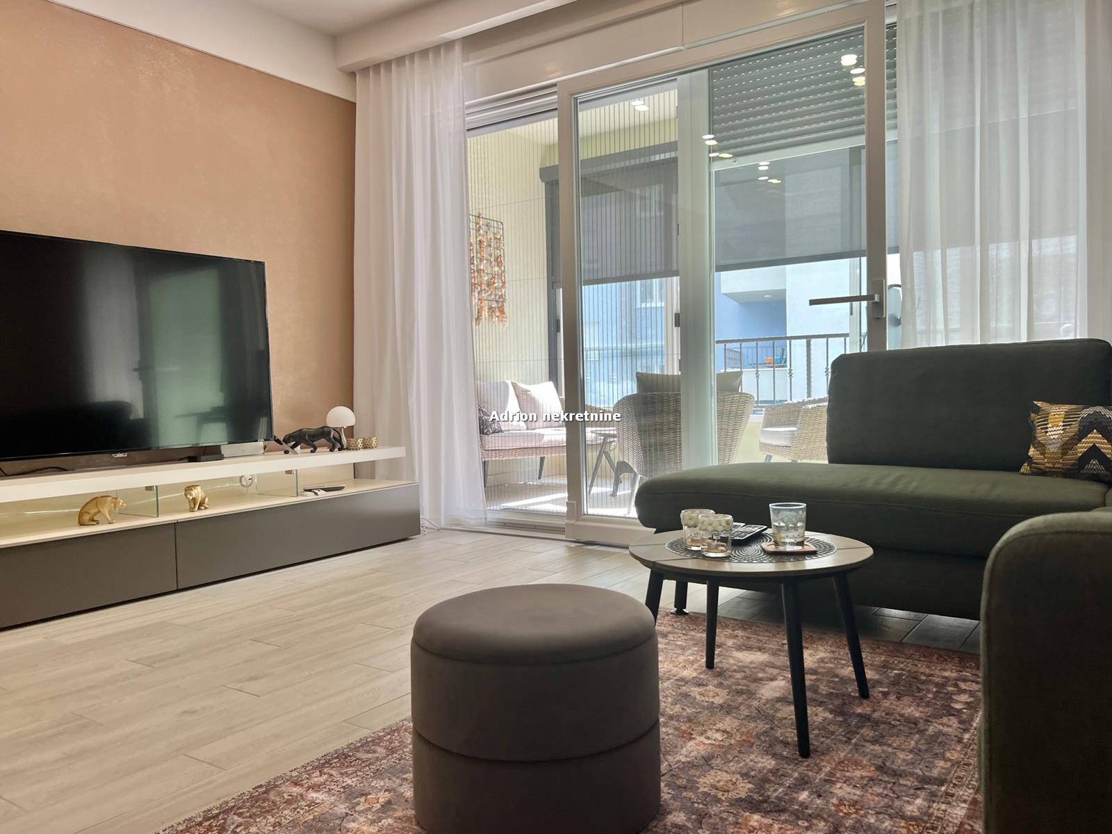 television in the living room in Makarska