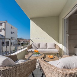 balcony in Makarska apartment