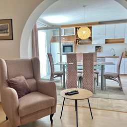 Kitchen in the living room